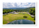 aerial view of our campground