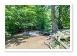 The creek that runs through our campground