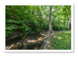 The creek that runs through our campground