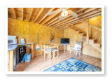 interior of one of our cabins